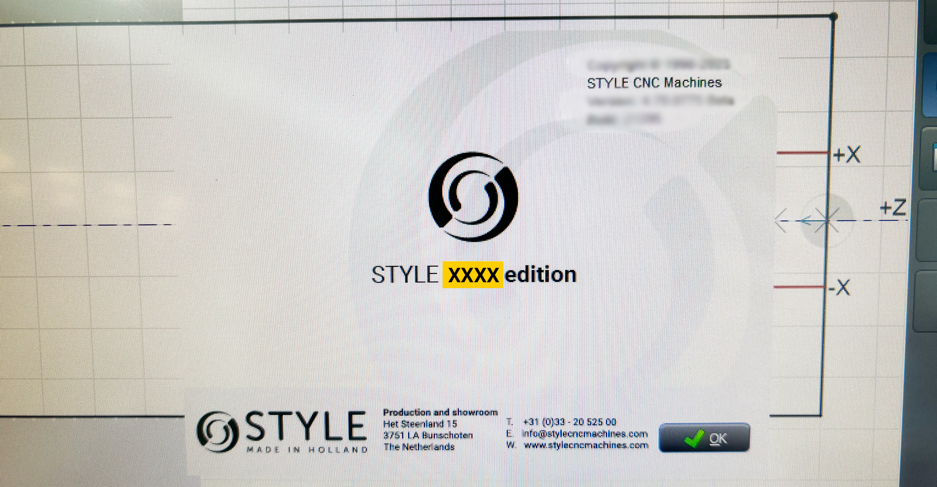 splash screen